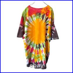 00S 90S Old Clothes Tie Dye Dragon Hippie T-Shirt Retro