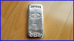 1 kilo Vintage swiss bank corporation 999 pure silver old style cast Bar