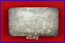 10 oz Vintage Engelhard. 999 Fine Silver Old Pour Loaf Style Bar No P188439