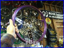 15 Purple Metalflake Steering Wheel Rat Hot Rod Custom Vtg Syle Gasser Vw H