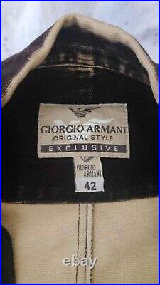 15 Years Old Giorgio Armani Original Style Vintage Blazer Size 42 Slim Fit Men