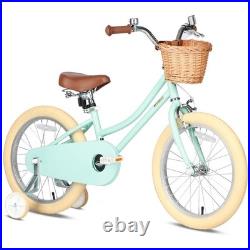 16 Inch Little Kids Bike for Age 4 5 6 7 Years Old Girls Retro Vintage Style