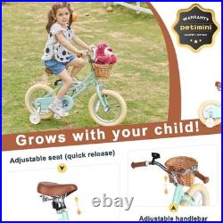 16 Inch Little Kids Bike for Age 4 5 6 7 Years Old Girls Retro Vintage Style