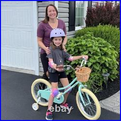 16 Inch Little Kids Bike for Age 4 5 6 7 Years Old Girls Retro Vintage Style