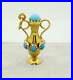 18K-Gold-Turquoise-Italian-Vase-Urn-Charm-Vintage-Estate-Old-World-Style-YG-01-oa