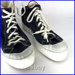 1965 Sneakers New Old Stock Dominion Co. Black Converse Style Mens Size 10 VTG