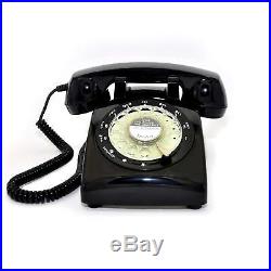 1970 Style Rotary Dial Telephone Phone Real Working Vintage Old Fashion Black