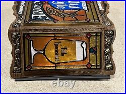 1975 Old Style Beer Sign, Stain Glass Looking, Light Up Welcome Sign, Heilemans