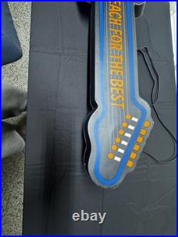 1989 Vintage Old Style Beer Guitar Neo Neon Sign Huge 43.5 Rare Bar Decor