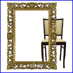19th cent old wooden frame florentine style original gilding 34,2 x 22,4 in