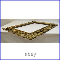 19th cent old wooden frame florentine style original gilding 34,2 x 22,4 in