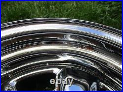 2 14'' X 7'' Vintage Old School Chrome Appliance Wheels Ford Mopar Cragar Style