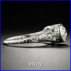 2.63 Ct Round Cut Lab-Created Diamond Old Filigree Style Antique & Vintage Rings