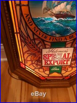 #2 Vintage Heilemans Special Export Beer Motion Sign Bar Light Old Style