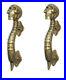2-small-SKULL-handle-DOOR-PULL-spine-BRASS-old-vintage-style-Polished-8-B-01-snxx