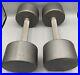 2x30-Lb-Old-Style-Iron-Dumbbells-Round-Silver-Painted-Old-School-Vintage-Style-01-xu