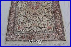 3'1 x 5'0 ft, Distressed Vintage Turkish Hand knotted rug Old style wool rug