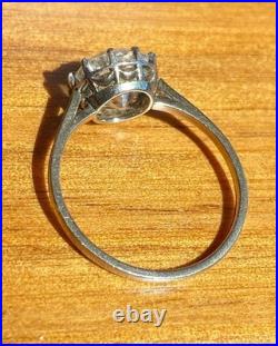3 CTW Old European Cut Round Moissanite Solitaire Vintage Style Engagement Ring