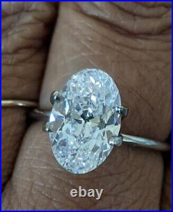 3 Carat Certified Oval Diamond- Vintage Antique Style, Ideal For Old Cut Lovers