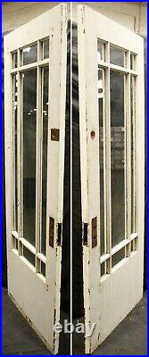 31.5x78.5 Antique Vintage Old Mission Style Exterior Entry Door Window Glass