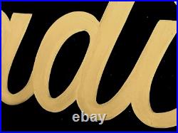 36 Vintage Hand Painted Antique Vintage Old Style Cadillac Service Station Sign 36 Vintage Hand Painted Antique Vintage Old Style Cadillac Service Station Sign