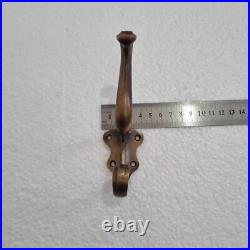 4 solid brass 5.14inch curly old vintage old Style coat hangers heavy Hooks 249