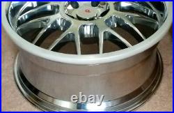 4 vintage Chrome Rims NOS Voxx-SUV-Range Rover-Old Style Heavy Well Made