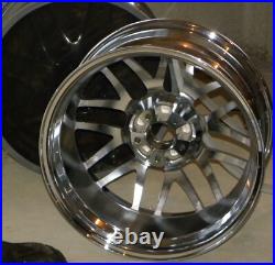 4 vintage Chrome Rims NOS Voxx-SUV-Range Rover-Old Style Heavy Well Made