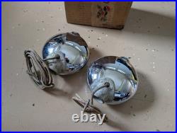 420-P NOS Vintage Unity Fog Lamp Pair Old Style Original Wiring 1920s 1940's