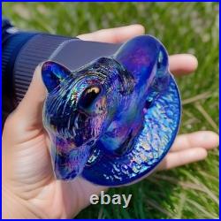 5 Pony Vintage Style Cobalt Carnival Old Westmoreland Mold By Mosser for Rosso