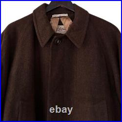 60s Vintage Bespoke Himalayan Loden English Car Coat Quiet Luxury Old Money XXL