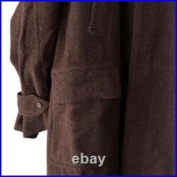 60s Vintage Bespoke Himalayan Loden English Car Coat Quiet Luxury Old Money XXL