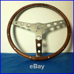 60s Vintage early Grant Wood custom steering wheel 15in with box Hot Rod Rat truck