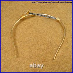 7.85cts Genuine Old Mine Rose Cut Diamond Silver Vintage Style Headband Jewelry 7.85cts Genuine Old Mine Rose Cut Diamond Silver Vintage Style Headband Jewelry