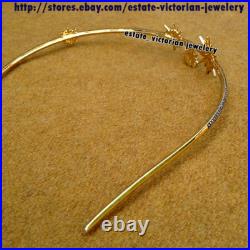 7.85cts Genuine Old Mine Rose Cut Diamond Silver Vintage Style Headband Jewelry 7.85cts Genuine Old Mine Rose Cut Diamond Silver Vintage Style Headband Jewelry