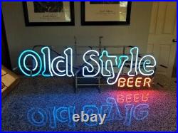 70's Vintage Old Style Beer Electric Lighted Sign Heileman Brewing Co Man Cave