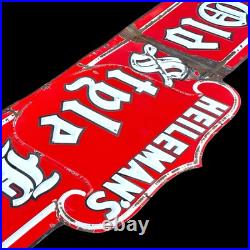 91L Original Vintage Heilemans Porcelain Beer Sign Advertising Old Style Lager 91L Original Vintage Heilemans Porcelain Beer Sign Advertising Old Style Lager