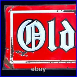 91L Original Vintage Heilemans Porcelain Beer Sign Advertising Old Style Lager 91L Original Vintage Heilemans Porcelain Beer Sign Advertising Old Style Lager