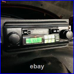 ALPINE 7401 AM/FM Cassette Radio Knob Shaft Style Vintage Old School RARE NICE