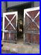 AMAZING-pair-vintage-NE-barn-doors-old-red-paint-109-60-classic-style-design-01-msn