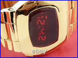 ASTRONAUT 70s 1970s Old Vintage Style LED LCD DIGITAL Retro Watch 12 24 hour G