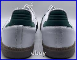 Adidas Originals Mens Samba OG White Collegiate Green B75680 Size 9 NWOB Classic