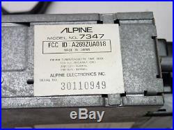 Alpine 7347 Vintage Old School Shaft Style Car Stereo Incomplete Rough