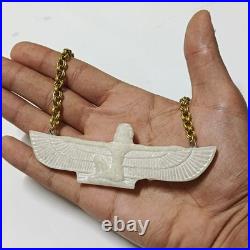 Ancient Egyptian Winged Isis Pendant Vintage Old Style Handmade Jewelry