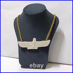 Ancient Egyptian Winged Isis Pendant Vintage Old Style Handmade Jewelry