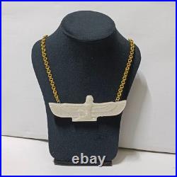 Ancient Egyptian Winged Isis Pendant Vintage Old Style Handmade Jewelry