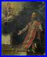 Antique-18th-C-Old-Master-Style-Spanish-School-Religious-Saint-Putti-Oil-Canvas-01-bm