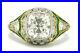 Antique-3-Carat-Old-Mine-Diamond-Engagement-Ring-Art-Deco-Style-Emerald-Platinum-01-cs