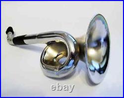 Antique Brass Ear Trumpet Vintage Hearing Aid Old Phonograph Style