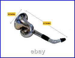 Antique Brass Ear Trumpet Vintage Hearing Aid Old Phonograph Style